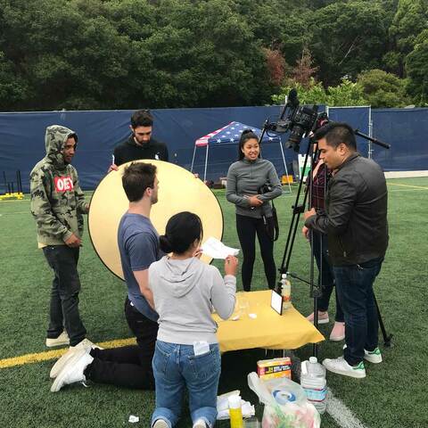 Problem solving on location.